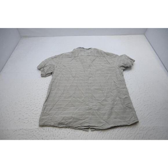 Mountain HardWear Camp Shirt Striped Linen Blend Hiking Fishing Mens Size XL - Picture 7 of 7